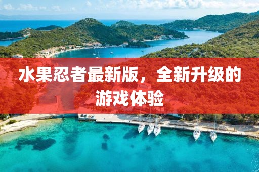 水果忍者最新版，全新升級(jí)的游戲體驗(yàn)