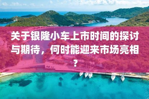 關于銀隆小車上市時間的探討與期待，何時能迎來市場亮相？