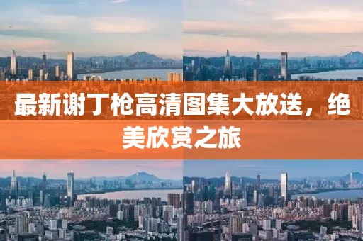 最新謝丁槍高清圖集大放送，絕美欣賞之旅