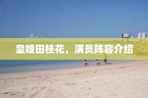 皇嫂田桂花，演員陣容介紹