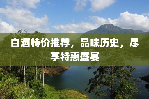 白酒特價(jià)推薦，品味歷史，盡享特惠盛宴