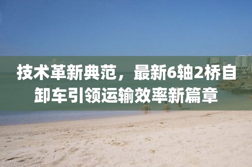 技術(shù)革新典范，最新6軸2橋自卸車引領(lǐng)運(yùn)輸效率新篇章