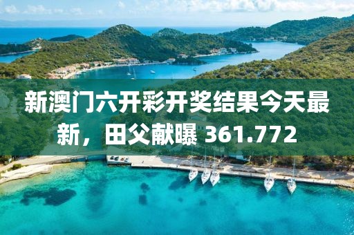 新澳門六開彩開獎結果今天最新，田父獻曝 361.772