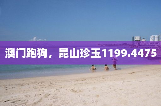 澳門跑狗，昆山珍玉1199.4475