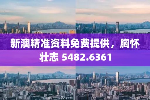 新澳精準資料免費提供，胸懷壯志 5482.6361