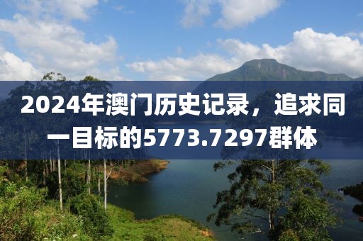 2024年澳門歷史記錄，追求同一目標(biāo)的5773.7297群體