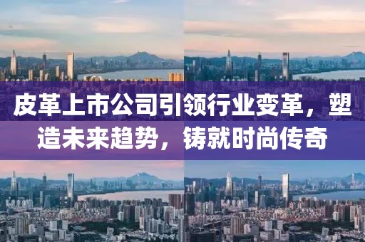 皮革上市公司引領(lǐng)行業(yè)變革，塑造未來(lái)趨勢(shì)，鑄就時(shí)尚傳奇