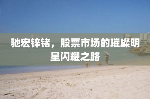馳宏鋅鍺，股票市場(chǎng)的璀璨明星閃耀之路