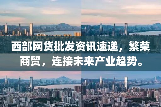 西部網(wǎng)貨批發(fā)資訊速遞，繁榮商貿(mào)，連接未來產(chǎn)業(yè)趨勢(shì)。