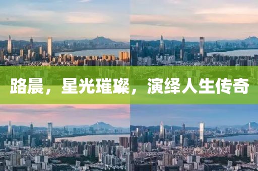 路晨，星光璀璨，演繹人生傳奇