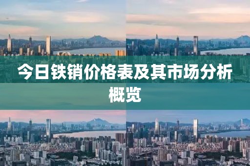 今日鐵銷價(jià)格表及其市場(chǎng)分析概覽