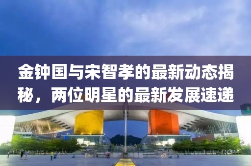 金鐘國與宋智孝的最新動態(tài)揭秘，兩位明星的最新發(fā)展速遞