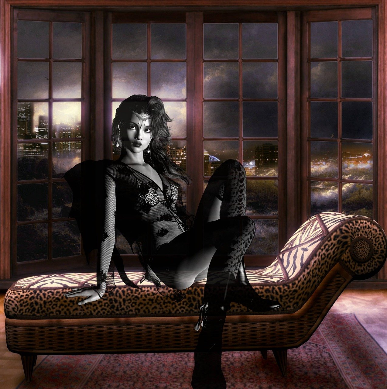 美輪美奐的視覺盛宴，動漫中的大胸美女角色